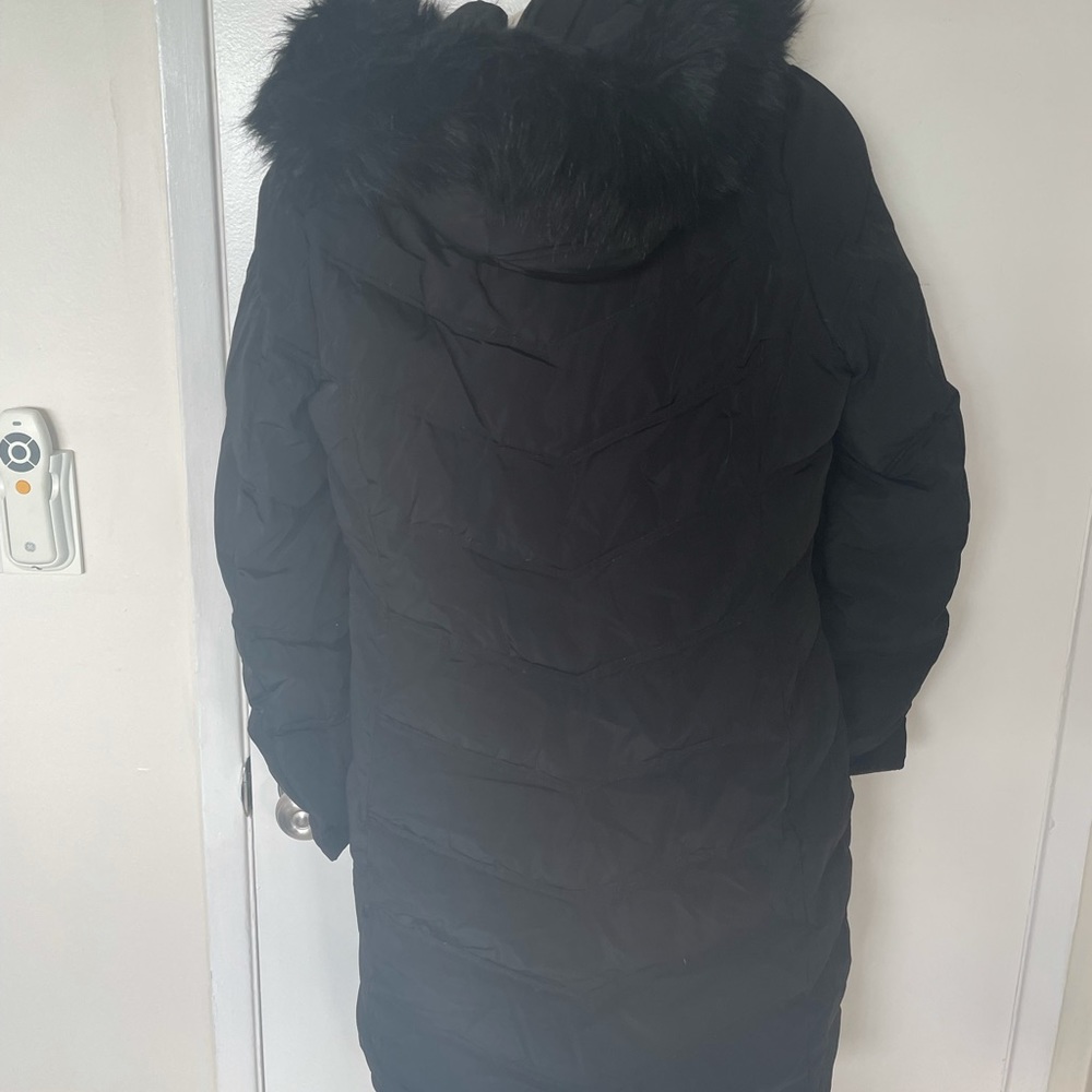 Calvin Klein Down coat with fur hood